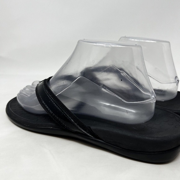 Vionic Tide II Womens size 9 Black Toe Post Sandal flip flops - Picture 6 of 11